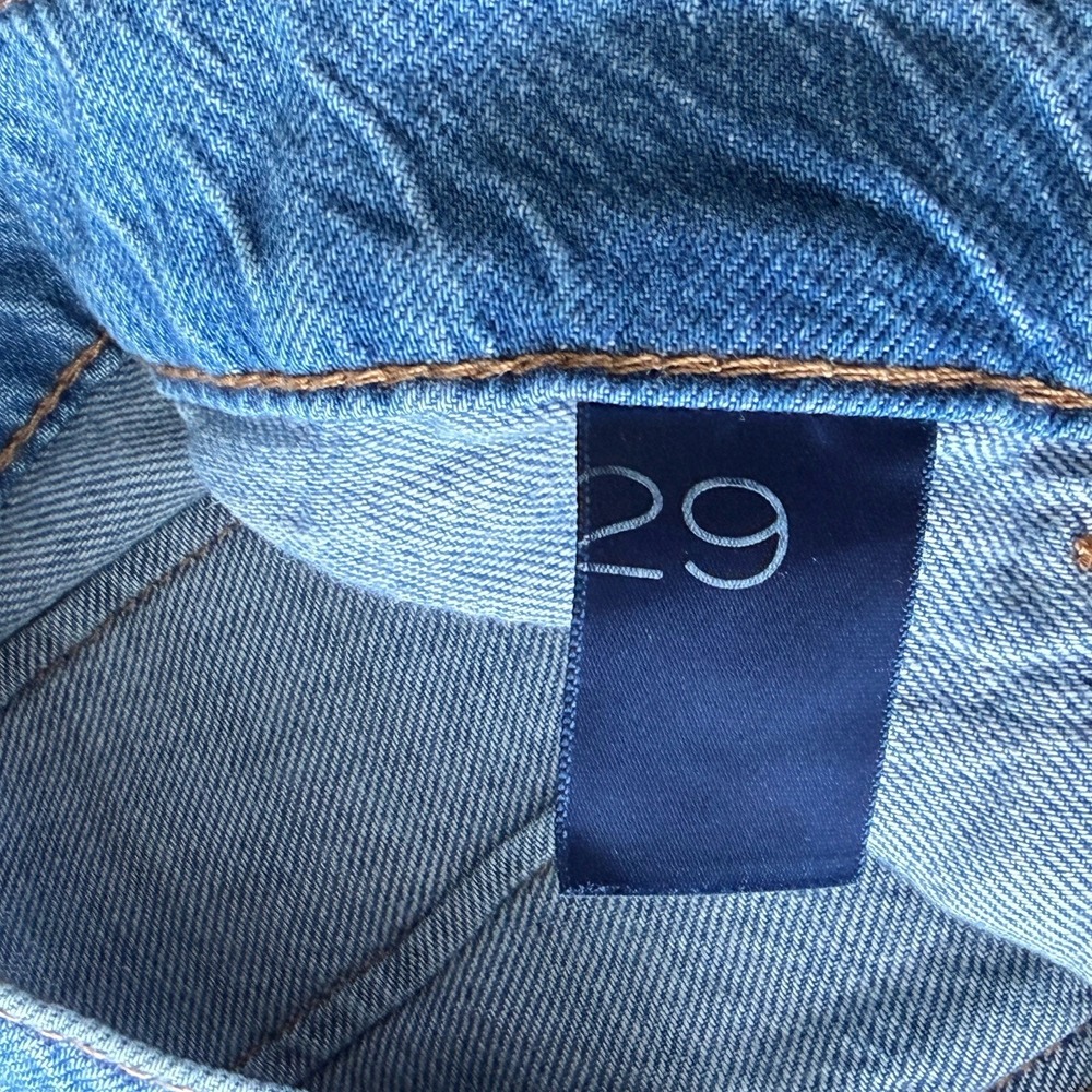 Anthropologie Pilcro Jeans 29 The Jane High Rise Wide Leg Denim Flare Boho - Picture 7 of 13